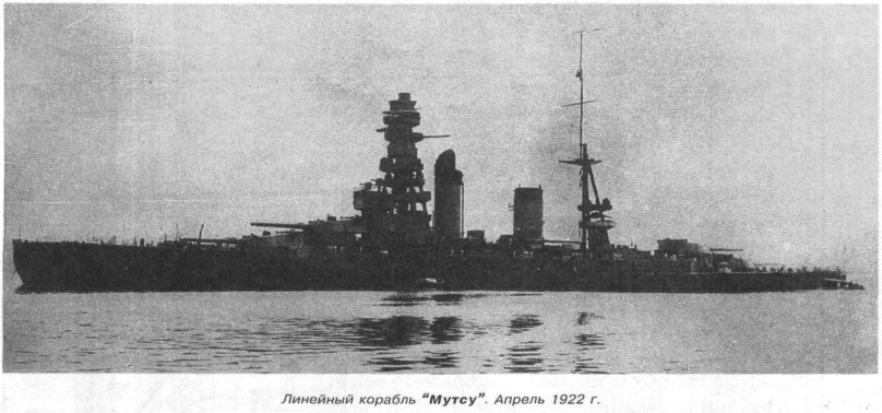 Линкора IJN Mutsu
