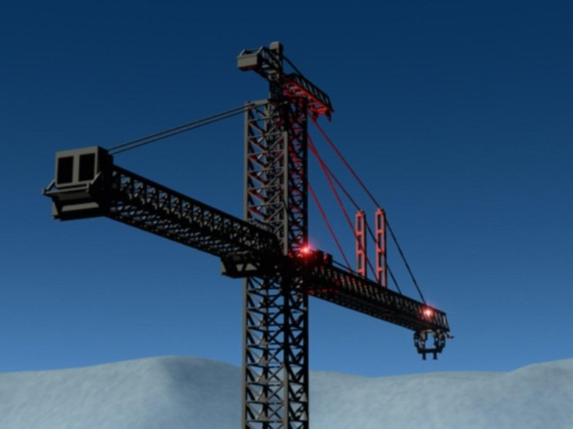 Башенный кран Kroll k 10000