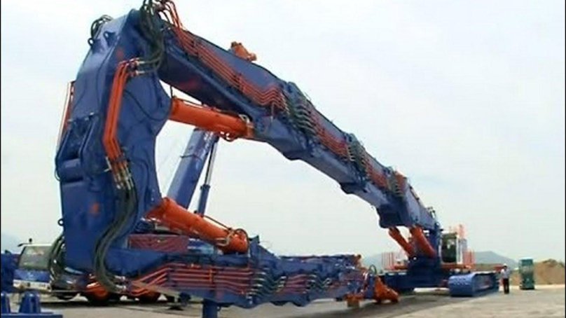 Kobelco sk3500d кран робот разрушитель