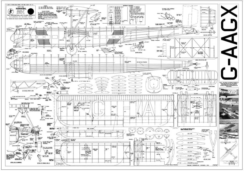 Handley Page h.p.42 чертежи