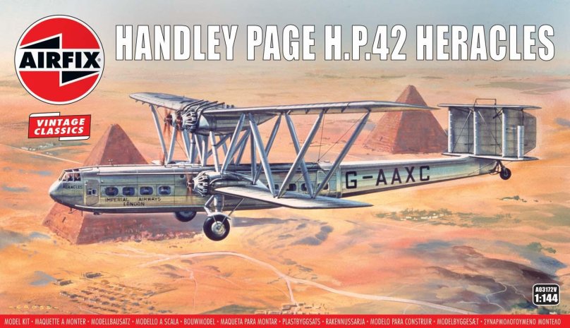Airfix • Авиация 1:144 • Airfix 03172 HP 42 Heracles 1:144