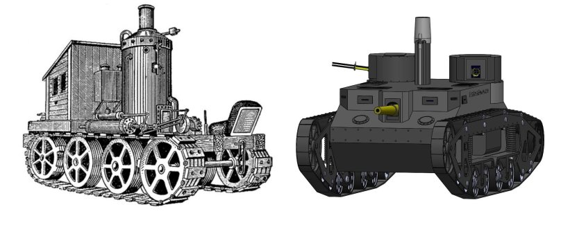 Паровой гусеничный трактор Блинова