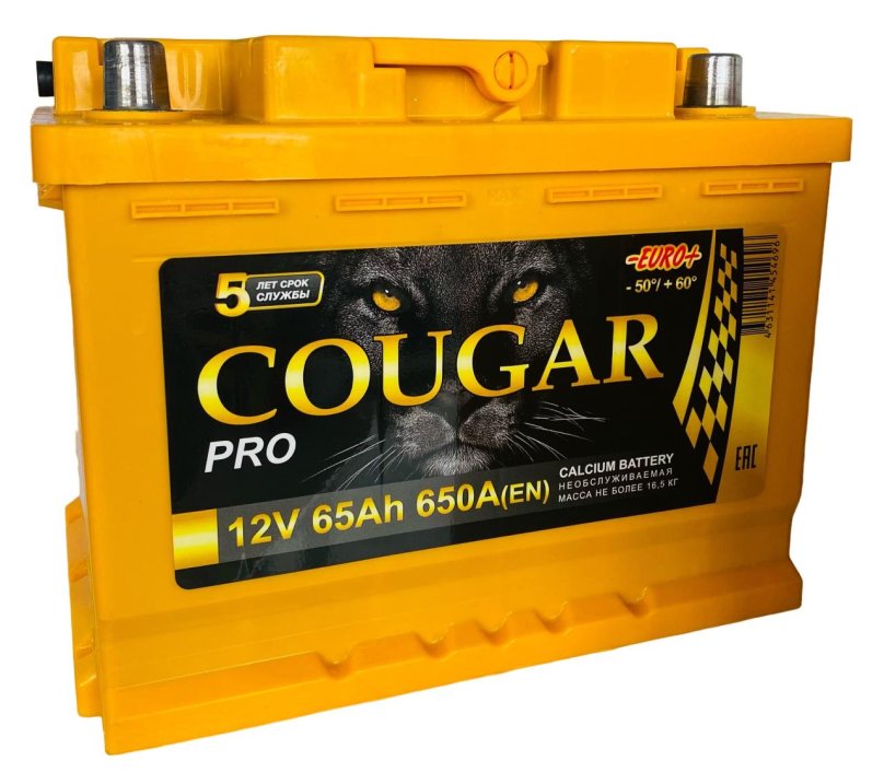 Cougar аккумулятор производитель
