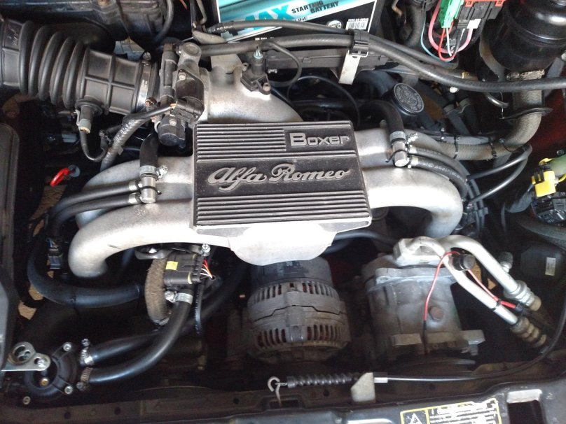 Заводская газовая установка на Alfa Romeo
