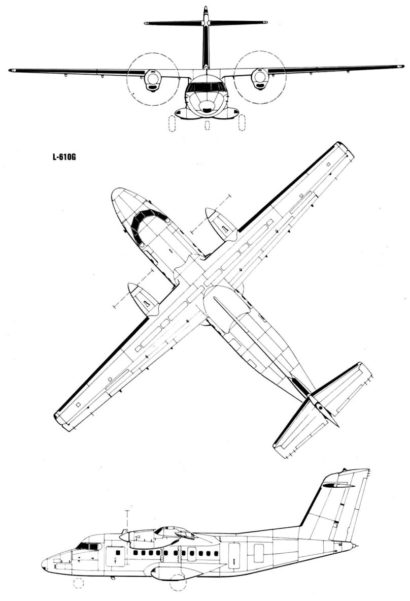 Л-410 чертежи