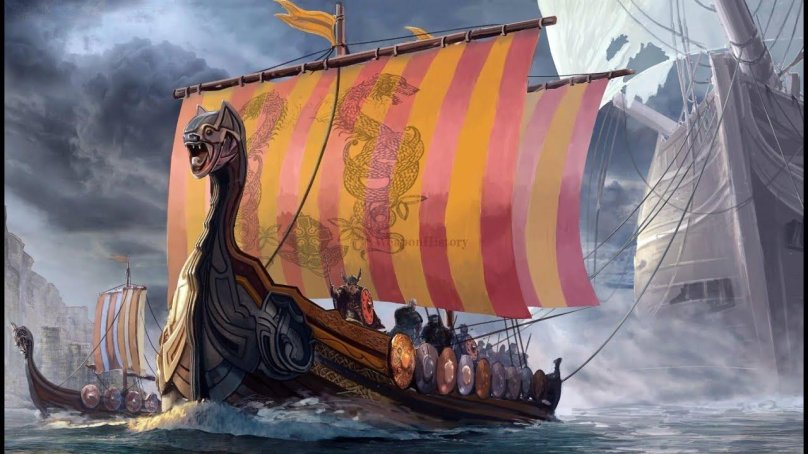 Драккар викингов