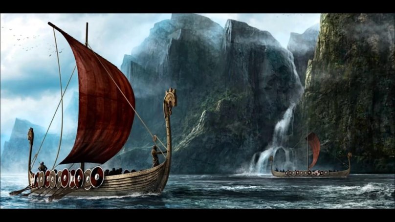 Дракар викингов