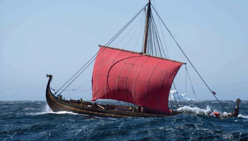 Лодка викингов дракар