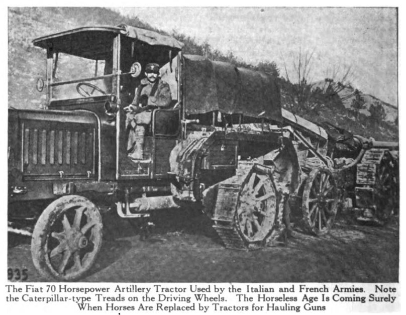 Артиллерийский тягач Fiat