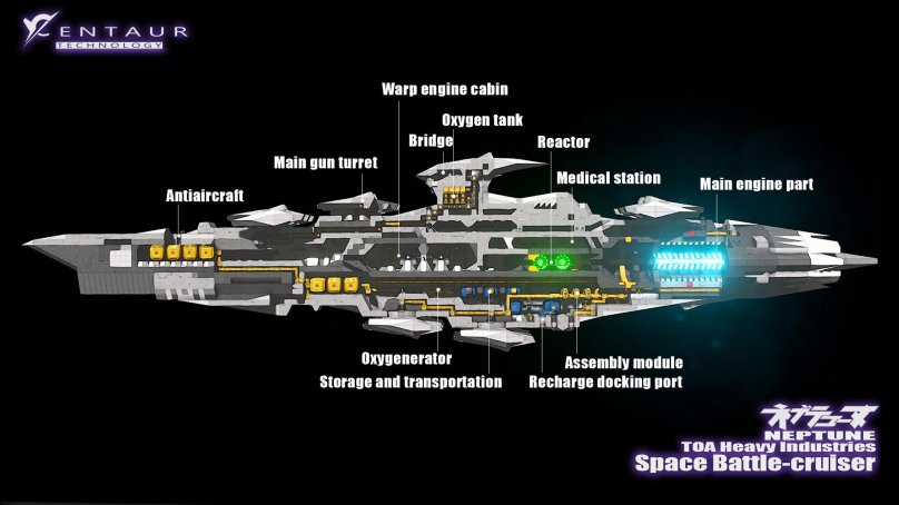 Корабль с варп двигателем