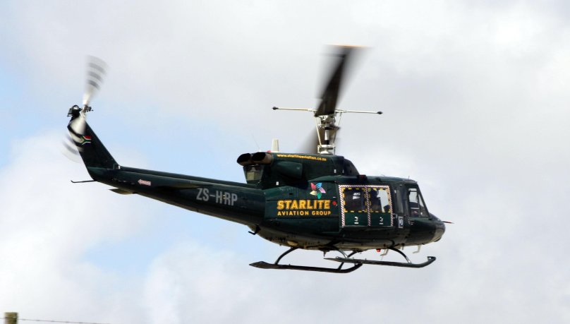 Вертолет Bell 212 внутри