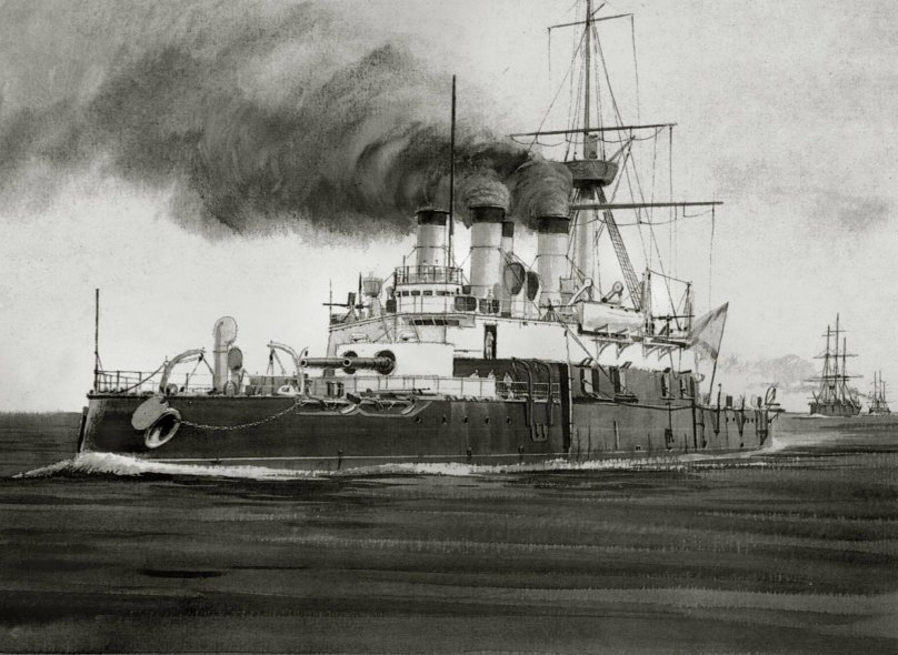 Крейсер Наварин броненосец