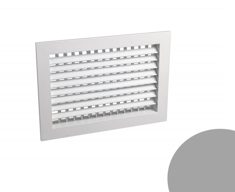 Двухрядная решетка АДН 100х400