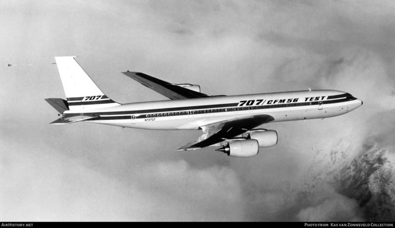 Boeing 707 двигатель
