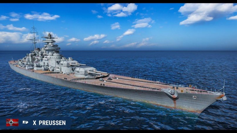 Preussen корабль wows