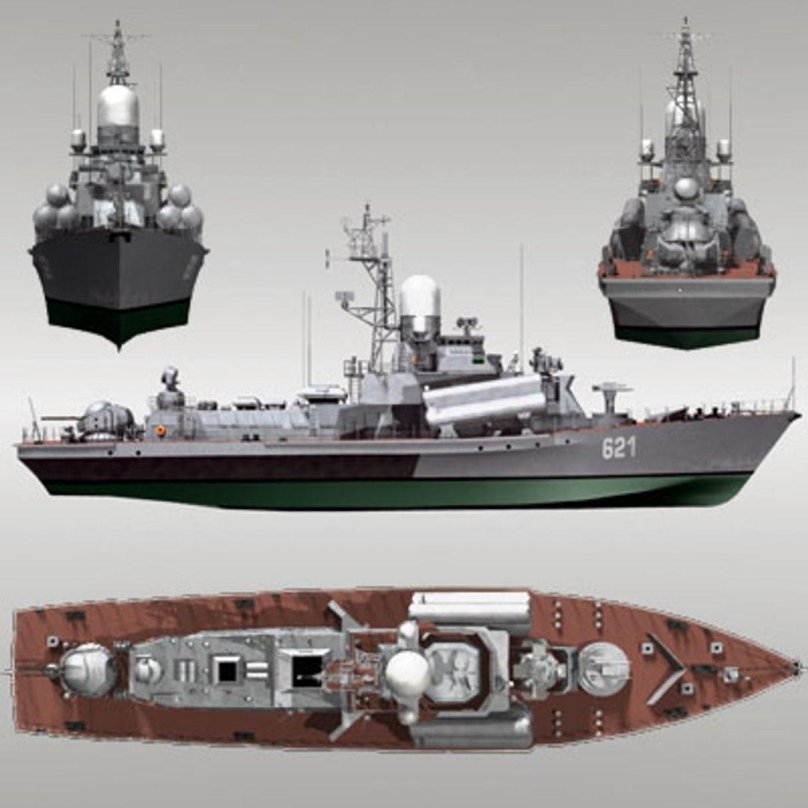 Модель МРК пр.1234