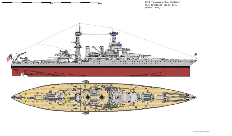 Линкор BB-43 «Теннесси»