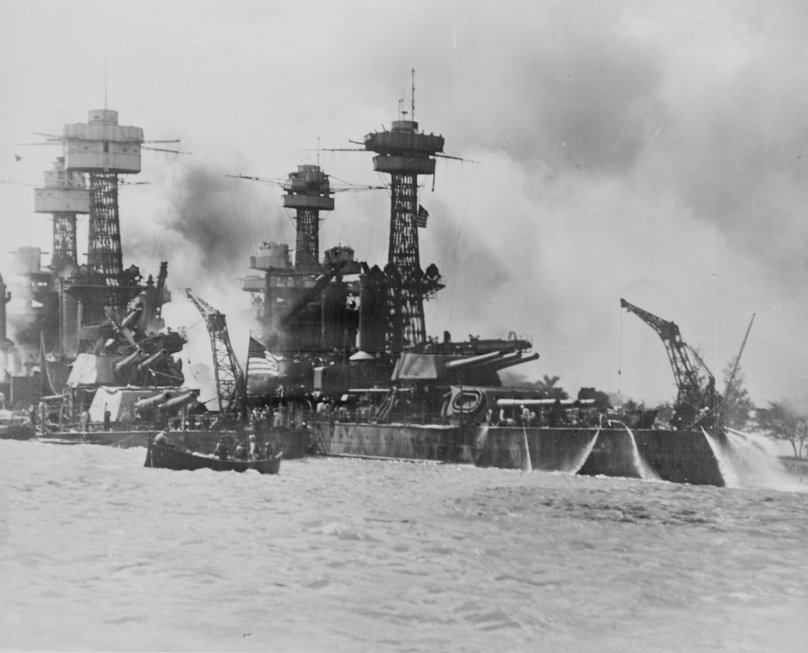 West Verginia линкор Перл Харбор
