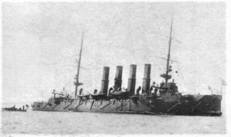 Крейсер Варяг в бою