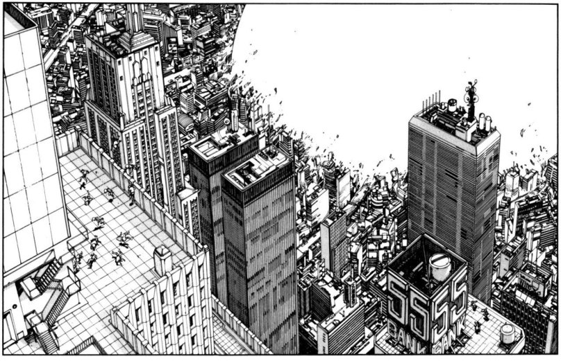 Нео Токио аниме Кацухиро Отомо