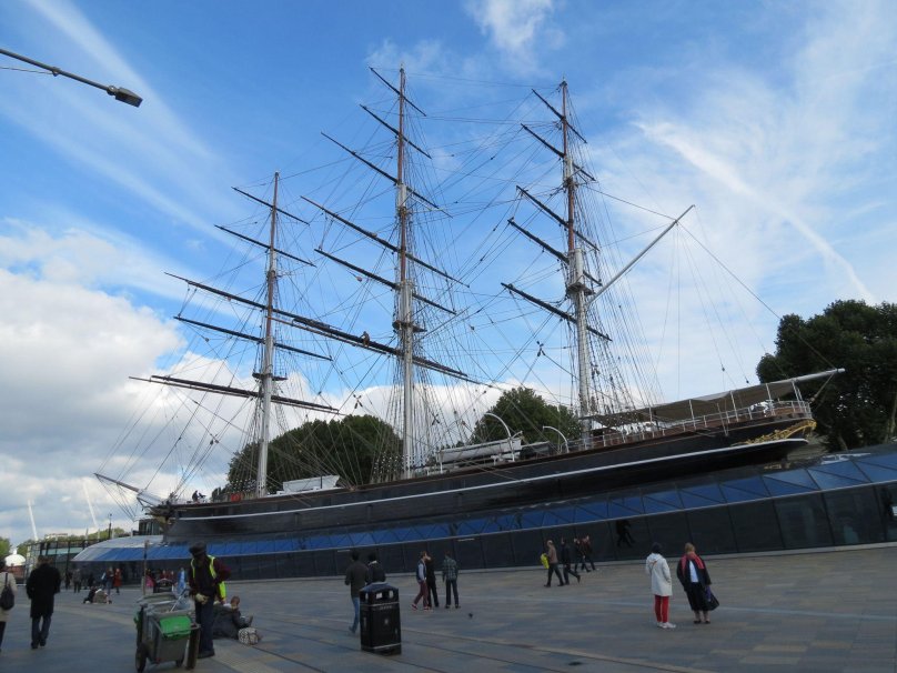 Фото Катти Сарк в море