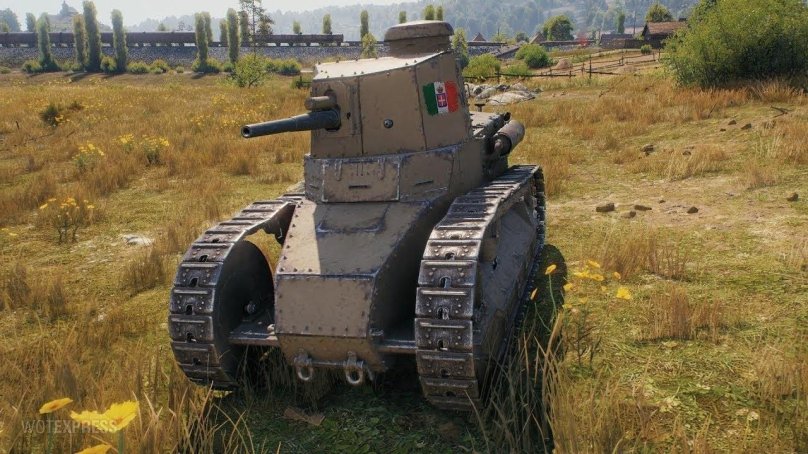 Итальянский танк Фиат 3000