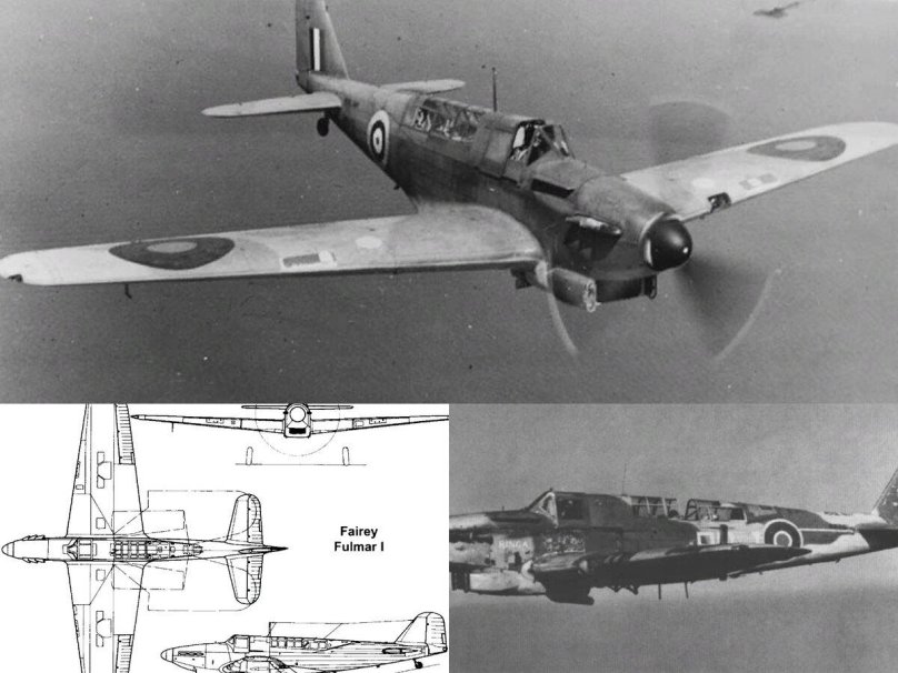 Fairey "Fulmar", истребитель