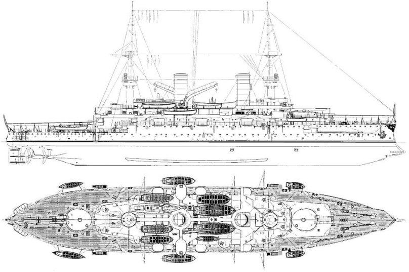 Линкор Нассау чертежи