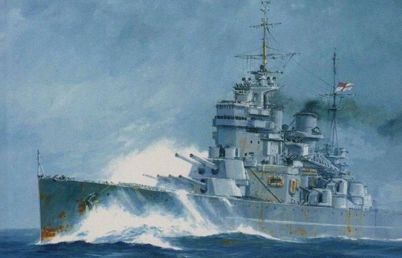 Линкор Кинг Георг 5 арт