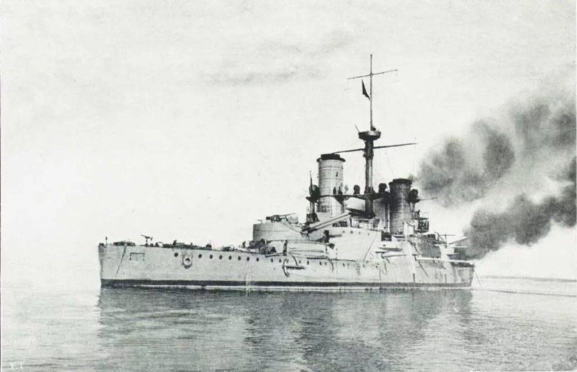 Итальянский броненосец Emanuele Filiberto