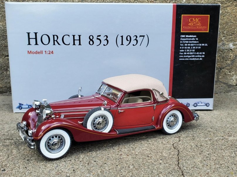 1937 Horch 853 Sport Cabriolet.