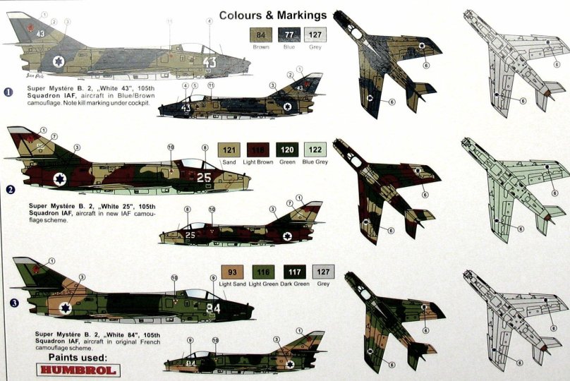Dassault Mystère чертёж