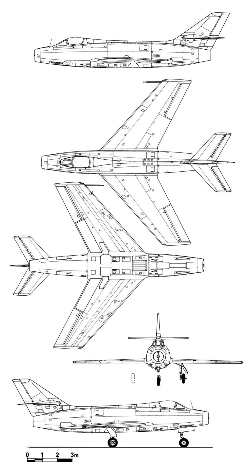 Mirage III чертежи