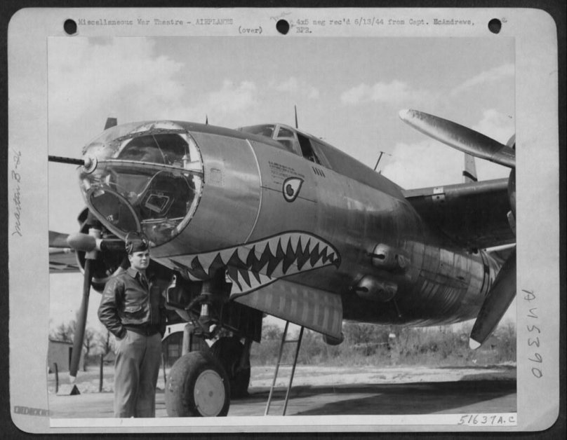 Martin b-26 Marauder бомбардировщики второй мировой войны