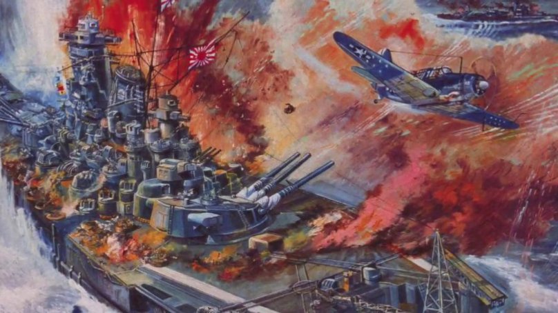 Гибель линкора Ямато