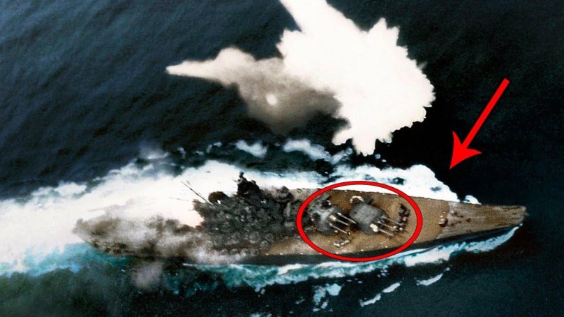 Взрыв линкора Ямато