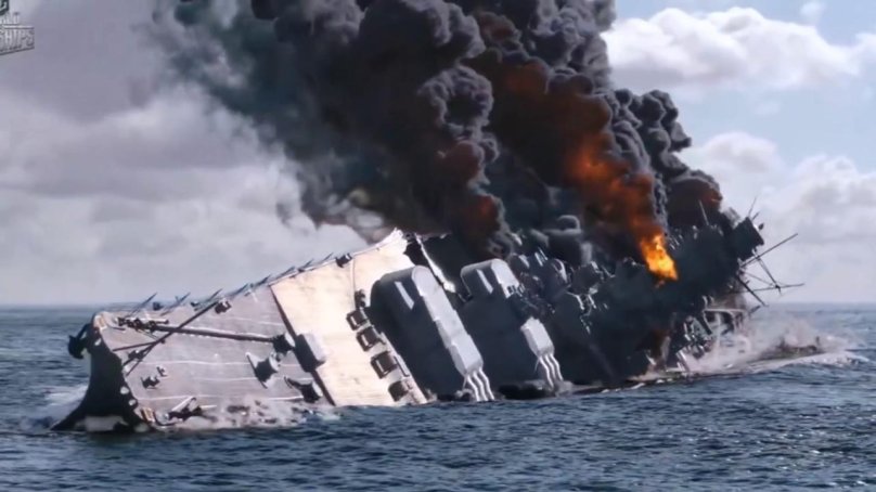 Гибель линкора Ямато