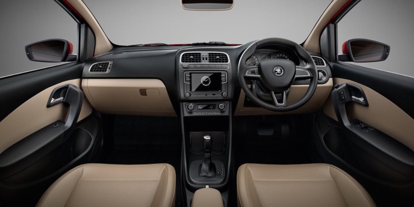 Skoda Rapid для Индии салон