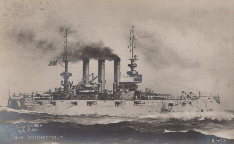 Броненосец Коннектикут США 1906