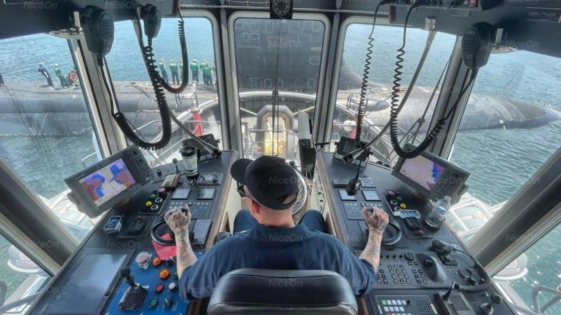 Пуль управление в рубке буксира