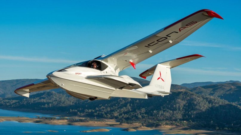 Самолет амфибия icon a5