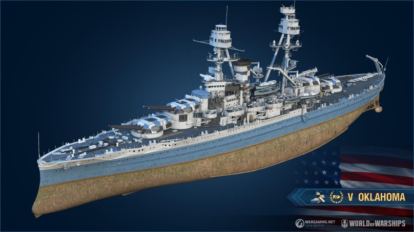 Линкор Оклахома World of Warships