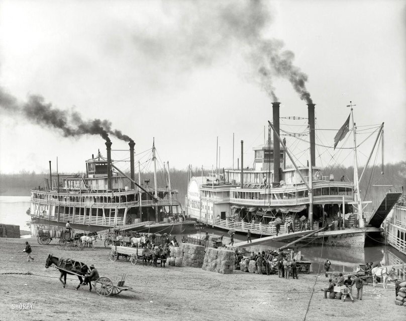 Пароходы Миссисипи 19 века