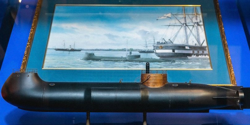 Подводная лодка и.ф. Александровского (1866 г.)