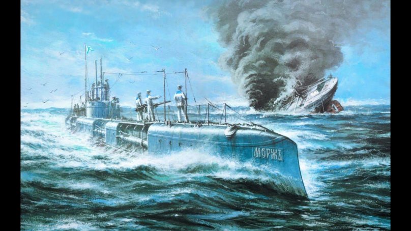 Александр Заикин художник маринист подводные лодки