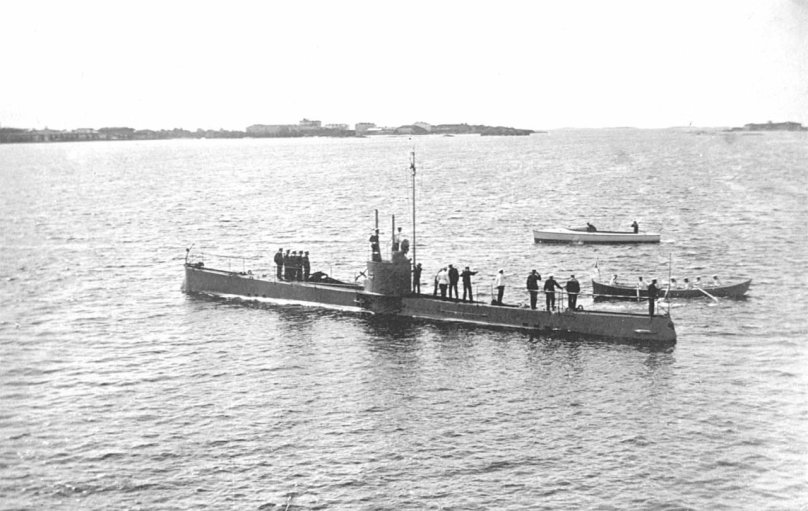 Подводная лодка минога 1908