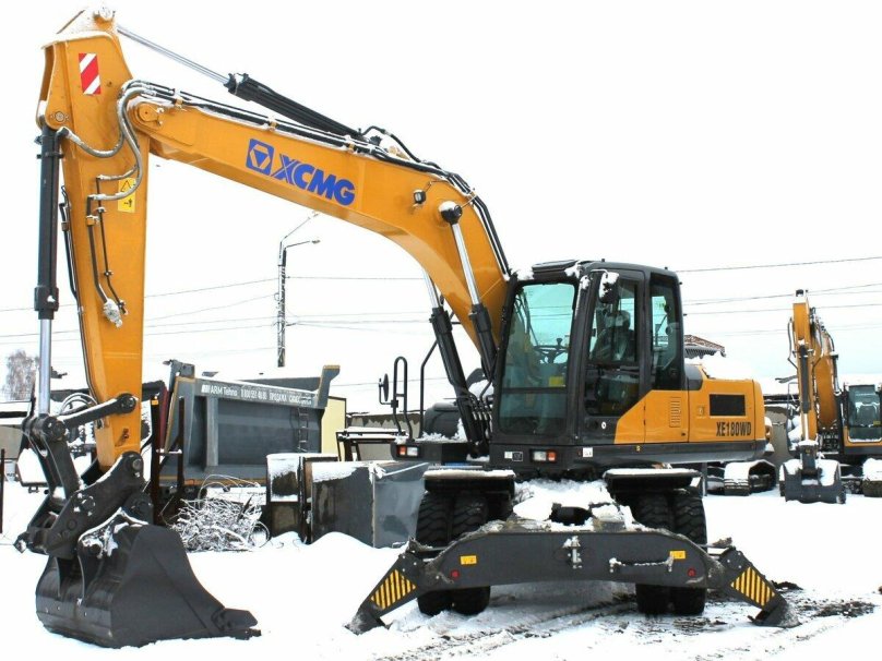 XCMG xe180wd колесный экскаватор