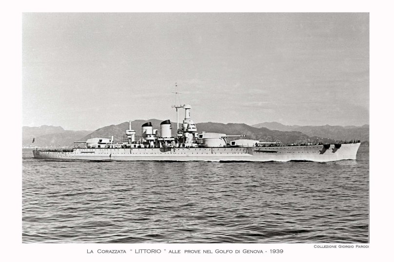 Итальянский линкор Литторио