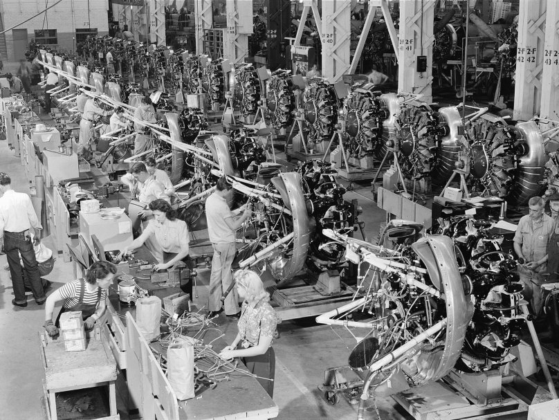 Сборочный цех армии США