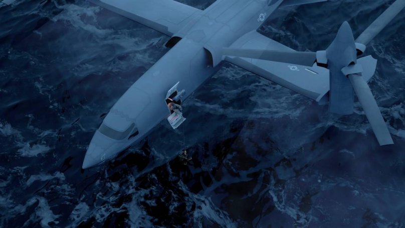 Реактивный конвертоплан концепт